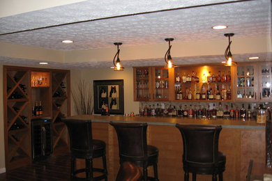 Example of a classic basement design in Columbus