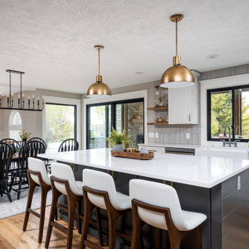 White and Bold with a Hint of Gold