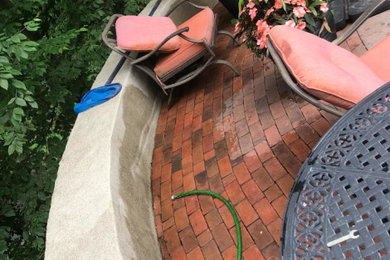Example of a patio design in Boston
