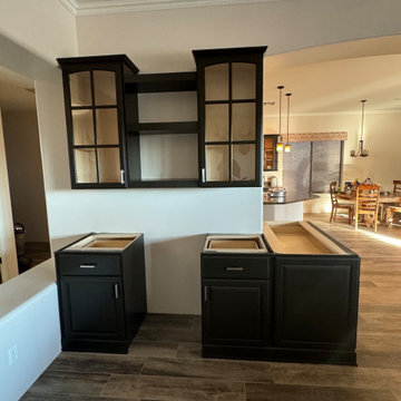 Kitchen Paint with Dry Bar Build