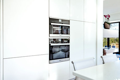 Kitchen - contemporary kitchen idea in Charlotte