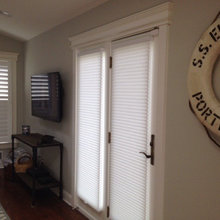 French doors by the sea