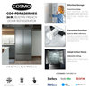 Cosmo 36" 22.5 cu. ft. 4-Door Counter-Depth French Door Refrigerator