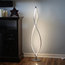 Brightech Twist - Modern LED Spiral Floor Lamp for Living Room Bright Lighting,