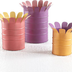 Bloom Tins - Set of 3 - Candleholders