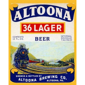Altoona 36 Lager Beer Print