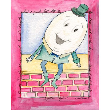 Humpty Dumpty, Ready To Hang Canvas Kid's Wall Decor, 8 X 10