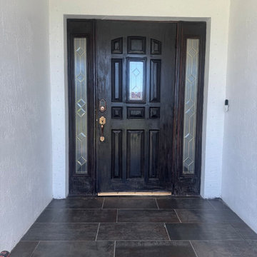 Deux 6501 Grey with black opaque glass