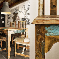 Reclaimed Wood Furniture from Crete - ダイニングチェア
