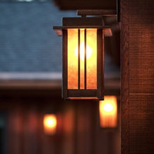 outside