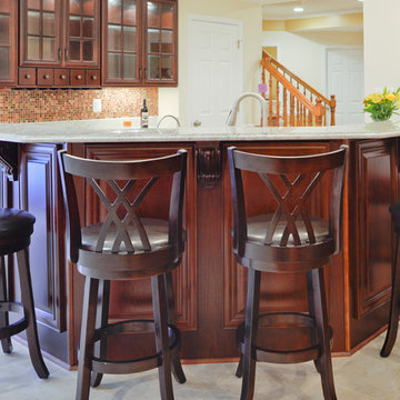 A New Attractive Basement for Today's Family Entertainment