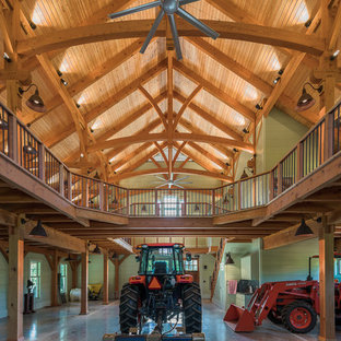 Exposed Ceiling Rafters Garage Houzz