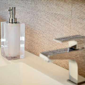 Contemporary Coffee Master Bath