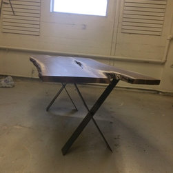 Live Edge Local Black Walnut Table - Dining Tables