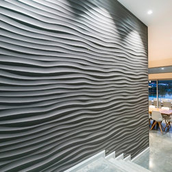 Dunes 3D wall panels Gold Coast waterfront house - Products