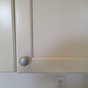 Brett's Painted kitchen Sea Pearl White