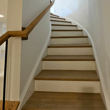 Project #110 | Beautiful Curved Staircase with Circular Balcony