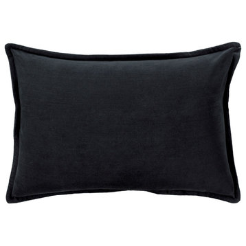 Cotton Velvet Pillow 13x19x4, Polyester Fill