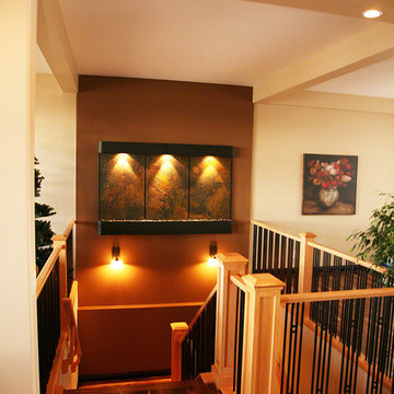Wall Mounted Water Fountain For Stairway