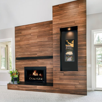 Stunning Modern Fireplace
