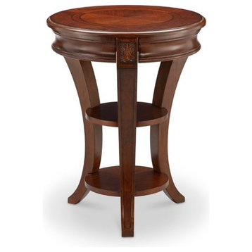 Magnussen Winslet Round Accent Table in Cherry