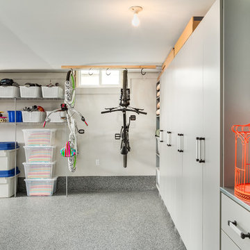 Cabinet and Wire Shelving