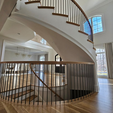 Project #116 | Elegant Curved Staircase