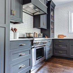 Summit, NJ &ndash; Transitional &ndash; Gray Kitchen Cabinetry - Kitchen Cabinetry