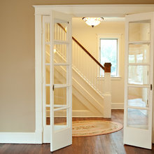 Inside french doors