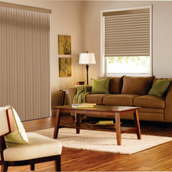 Matching Verticals and Faux Venetian Blinds - Window Treatments