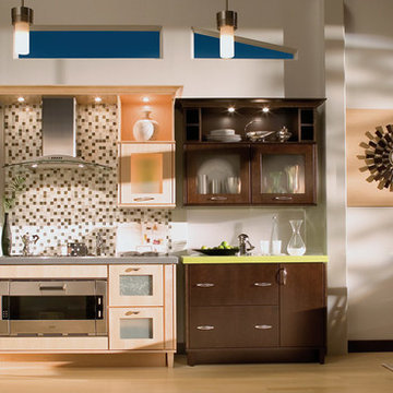 Two tone kitchen