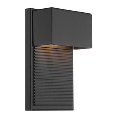 Modern Forms WS-W2308 Hiline 8" Tall Indoor / Outdoor LED Wall - Black