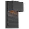 Modern Forms Hiline LED Wall Light, Black, 8"