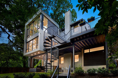 Contemporary house exterior in DC Metro.