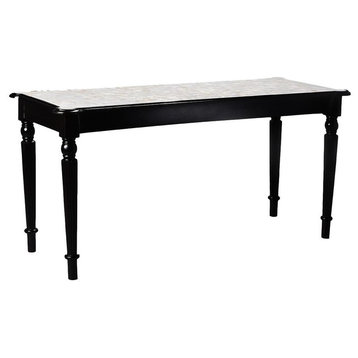 British Colonial Overlay Console Table