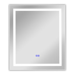 Fresca santo bathroom mirror with led lighting outlet