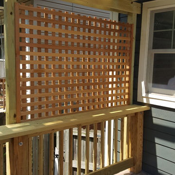 deck privacy fence