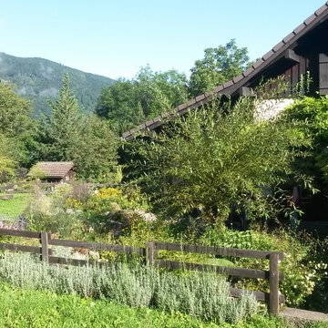 Un jardin en montagne