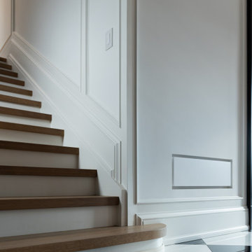 Luxury Full-Height Wainscoting with Applied Mouldings | Tampa Bay