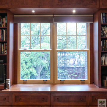 Handsome Office with New Wood Windows - Renewal by Andersen Queens, Brooklyn & L