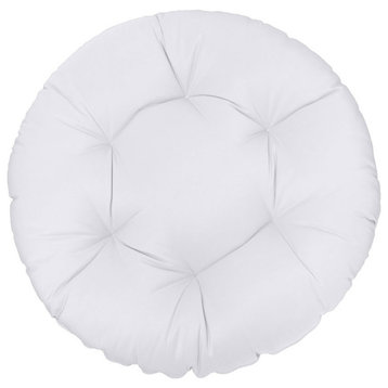 AD105 48"x6" Round Papasan Ottoman Cushion 12 Lbs Fiberfill Polyester Out/Indoor