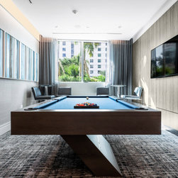 Sky Contemporary Billiard Table - Game Tables