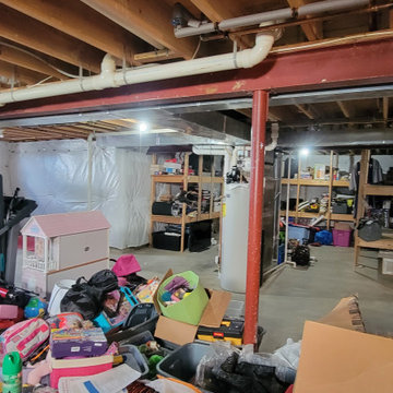 Basement Finish with Full bathroom addition and Office
