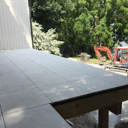 Second Story Stone Deck - Landscaping Stones And Pavers