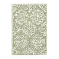 Cleo Green 7 ft. 6 in. x 10 ft. 9 in. Area Rug - Area Rugs