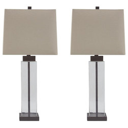 Transitional Lamp Sets by Ashley Furniture Industries
