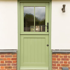 Timber Stable Door With Green Exterior And White Interior Front Doors Timber Stable Door With Green Exterior And White Interior Front Doors