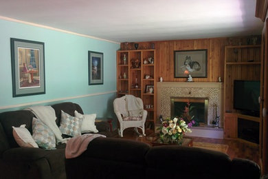 Teal Living Room