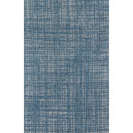 Momeni - Momeni Como Machine Made Contemporary Area Rug Blue 7'10" X 10'10" - Sophistication is just a step away from the tropical style of this indoor/outdoor area rug collection. An essential design element for interior and exterior settings, each floorcovering is a fitting statement piece in natural surroundings with geometric, thatch and striated patterns that draw inspiration from island influences. All-weather polypropylene fibers soften surfaces of patios and pool decks and retain richness of color in sun or shade.