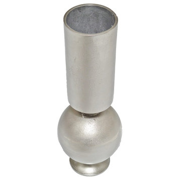 Ball Cylinder Metal Vase